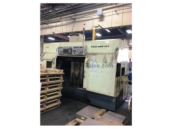 FUJI ANW 41T TWIN SPINDLE CNC LATHE WITH ROBOT FUJI ANW 41T TWIN SPINDLE CNC LATHE WITH ROBOT