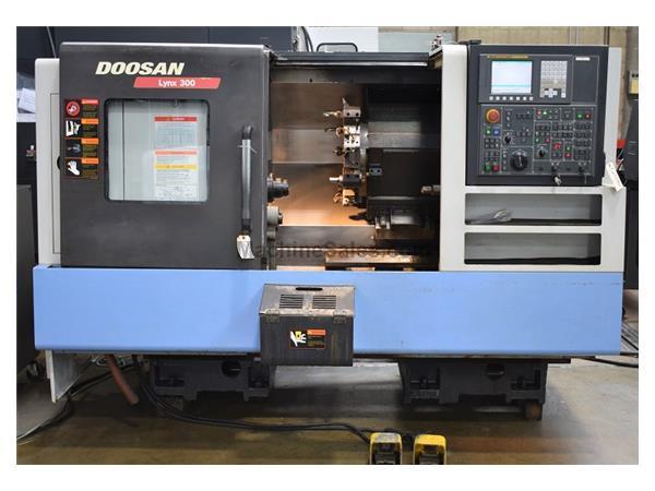 DOOSAN LYNX 300, Fanuc 0i CNC Control, Royal Collet Chuck, 25" Max Swi DOOSAN LYNX 300, Fanuc 0i CNC Control, Royal Collet Chuck, 25" Max Swi