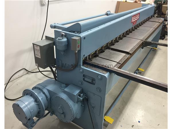 NIAGRA MODEL 110 - 10 FT BY 14 GAUGE MILD STEEL SHEAR NIAGRA MODEL 110 - 10 FT BY 14 GAUGE MILD STEEL SHEAR