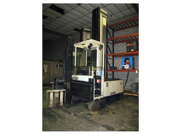 4000 LB CROWN MODEL 40TS-S VERY NARROW-AISLE TURRET SIDELOADER 4000 LB CROWN MODEL 40TS-S VERY NARROW-AISLE TURRET SIDELOADER