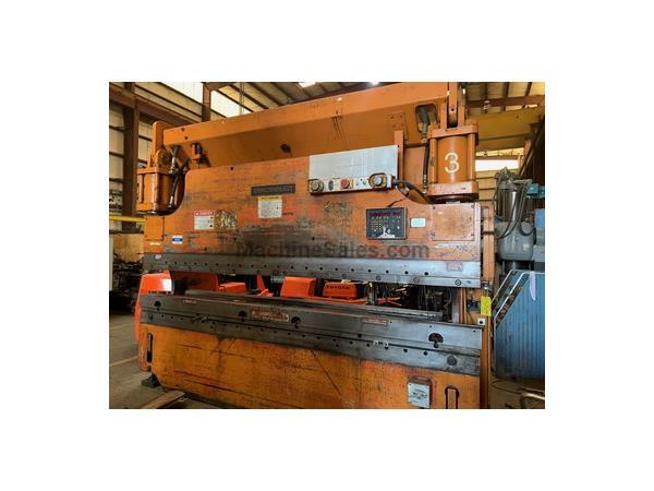 175 Ton x 12' CINCINNATI 175CB-10 Hydraulic with Automec Back Gauge, 19 175 Ton x 12' CINCINNATI 175CB-10 Hydraulic with Automec Back Gauge, 19