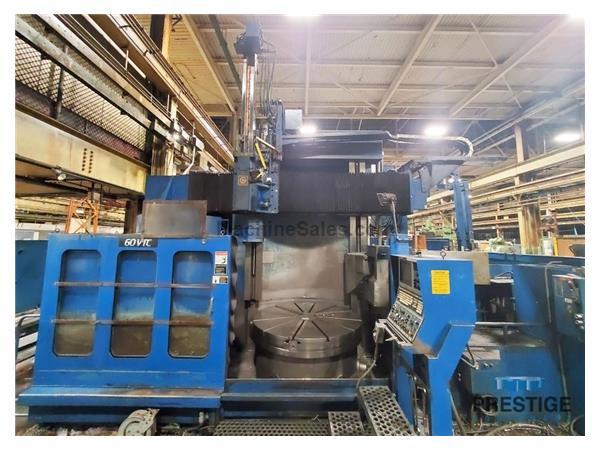 Giddings &amp; Lewis 60-VTC 60&quot; CNC Vertical Boring Mill