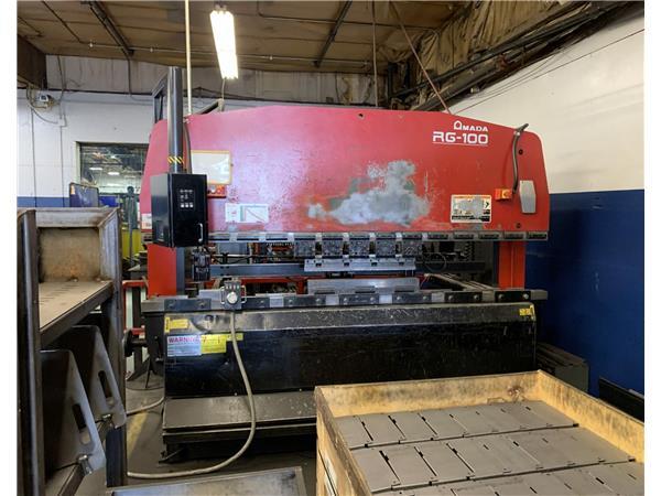 110 Ton Amada RG-100 CNC Press Brake 110 Ton Amada RG-100 CNC Press Brake