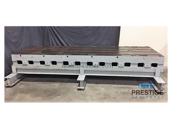 (1) 48" x 147" x 13.5" T-Slotted Fixture Plate (1) 48" x 147" x 13.5" T-Slotted Fixture Plate