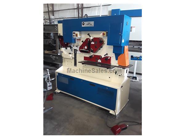 110 ton Mubea Hydraulic Ironworker, Dual Operator 110 ton Mubea Hydraulic Ironworker, Dual Operator