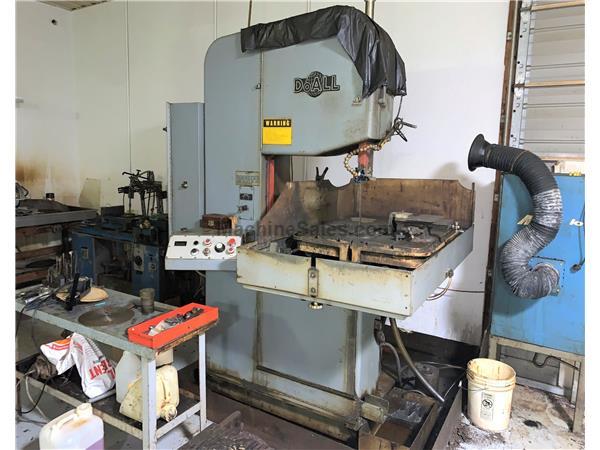 26&quot; Throat 12&quot; Height DoAll 2612-D15 Diamond Edge VERTICAL BAND SAW, Vari-Speed, 7000 FPM, Table Feed, 5 HP
