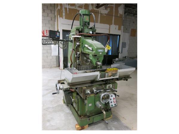 51&quot; Table 10HP Spindle OKK MH-2P HORIZONTAL MILL, Bed Type,OverArm  Arbor Support, Vertical Hd, #50