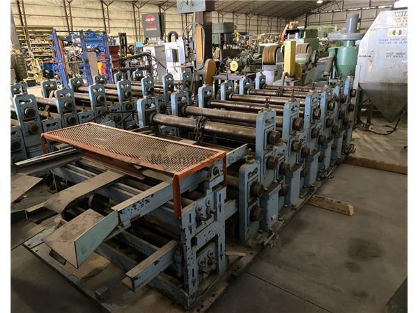 14 Stand Bradbury Double High Rafted Rollformer, A-Panel Tooling