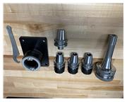 BRIDGEPORT STYLE R-8 TOOL HOLDER and TOOL HOLDERS