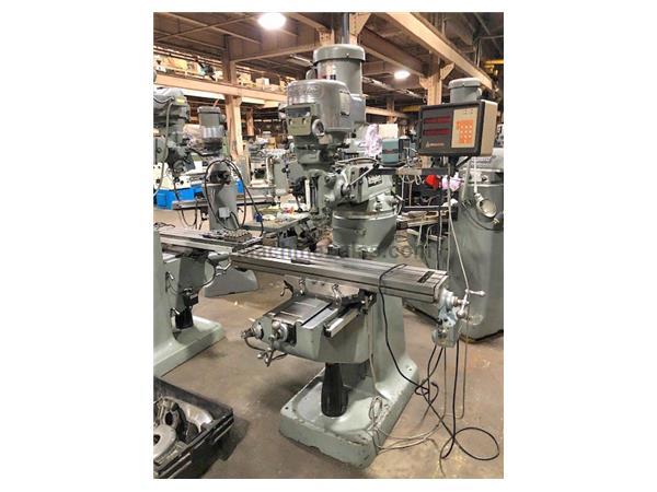 48&quot; Table 2HP Spindle Bridgeport SERIES I VERTICAL MILL, Vari-Speed, Anilam DRO, R-8, Chrome Ways, Servo