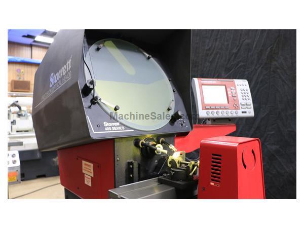 16" Screen Starrett CHEK 200 W/PROG. GEO. FUNCT. EDGE DET. OPTICAL COMPARATOR, 20X L 16" Screen Starrett CHEK 200 W/PROG. GEO. FUNCT. EDGE DET. OPTICAL COMPARATOR, 20X L