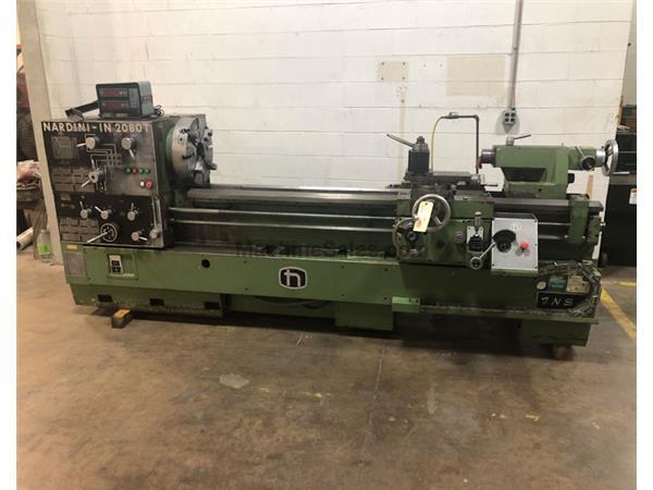 20” X 80” NARDINI MODEL IN2080T HEAVY DUTY GAP BED LATHE 20” X 80” NARDINI MODEL IN2080T HEAVY DUTY GAP BED LATHE
