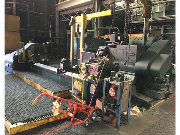 36" x 12' Farrel roll grinder, roll crown, 1967, installed