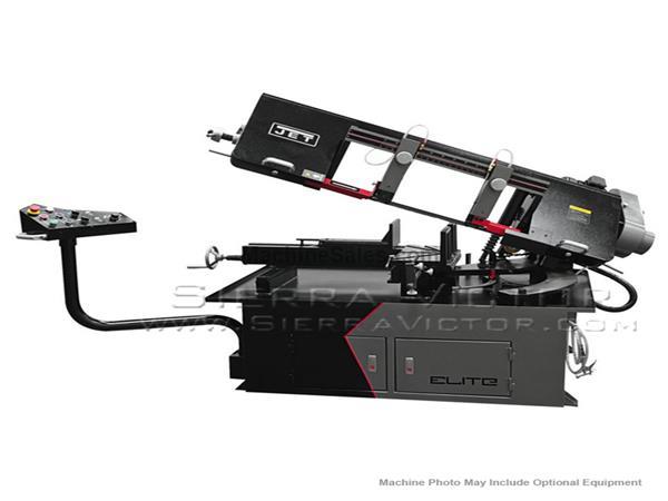 JET ELITE EHB-1018VMH Semi-Auto Variable Speed Dual Mitering Saw w/Vise