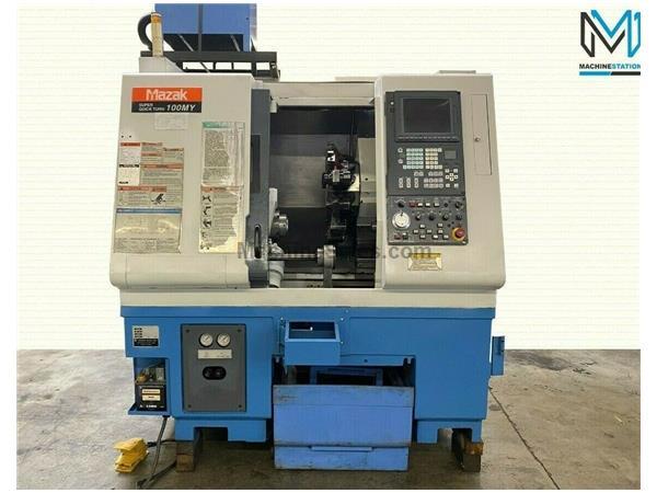 MAZAK SUPER QUICK TURN SQT-100MY CNC TURN MILL CENTER MAZAK SUPER QUICK TURN SQT-100MY CNC TURN MILL CENTER