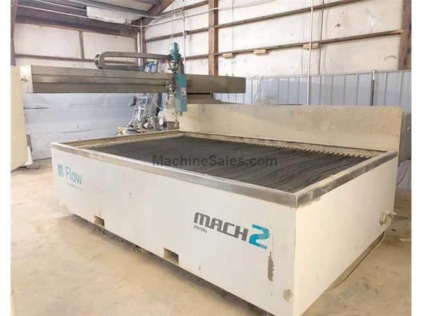 Flow Waterjet Cutting System, Model Mach2-2031b, 6' x 12' Capacity, Flow Waterjet Cutting System, Model Mach2-2031b, 6' x 12' Capacity,