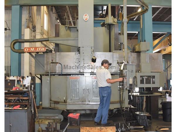 OM Ltd. 63" CNC Vertical Boring Mill OM Ltd. 63" CNC Vertical Boring Mill