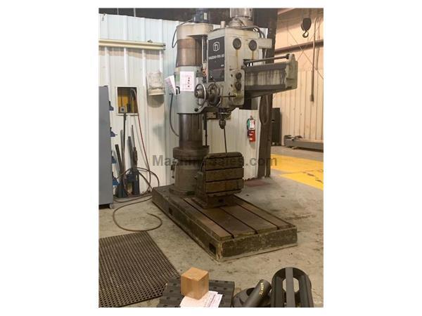 5' Arm Lth 15&quot; Col Dia Nardini FRN-60/1600 RADIAL DRILL, Power Elevation  Clamping, #5 MT,5 HP,