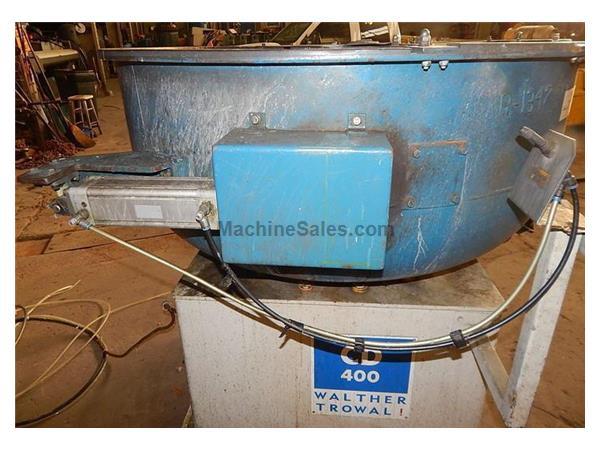 USED WALTHER TROWAL MODEL CD 400 8.83 CU. FT. VIBRATORY BOWL, Stock # 10808 USED WALTHER TROWAL MODEL CD 400 8.83 CU. FT. VIBRATORY BOWL, Stock # 10808