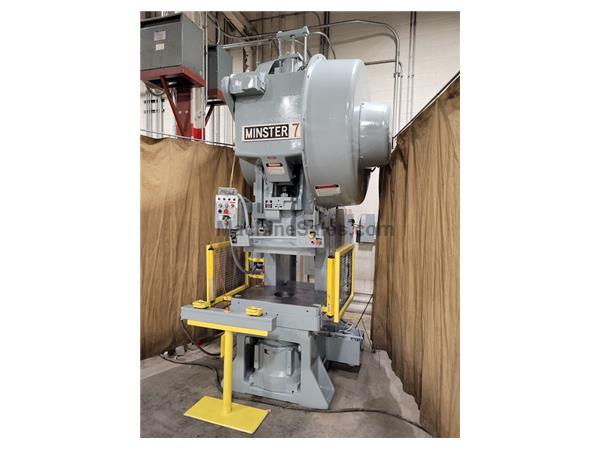 75-Ton Minster No.7SS Back Geared Type Fixed Base Superstock OBS Press 75-Ton Minster No.7SS Back Geared Type Fixed Base Superstock OBS Press