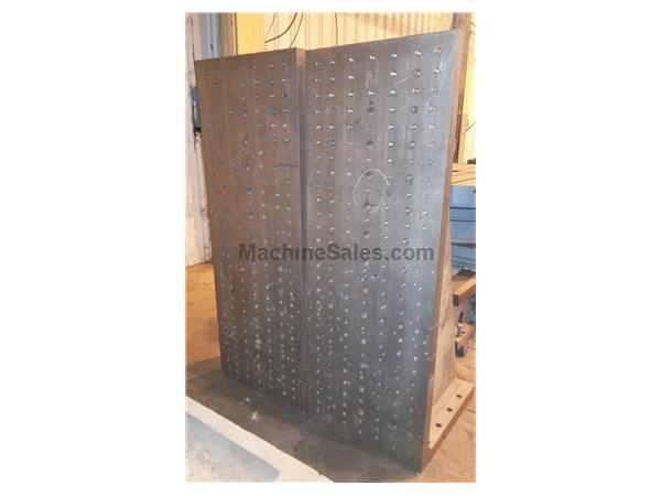 Angle Plates 72" x 26" x 30" Drilled & Tapped (2) Angle Plates 72" x 26" x 30" Drilled & Tapped (2)