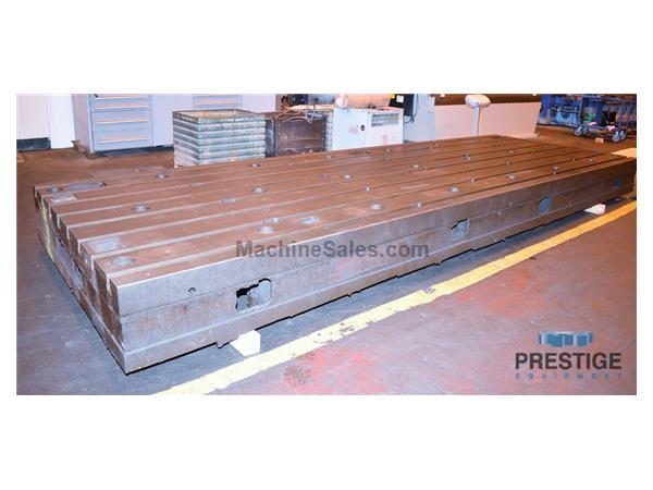 T-Slotted Floor Plates (2) 78" x 236" x 15.75" Cast Iron Con T-Slotted Floor Plates (2) 78" x 236" x 15.75" Cast Iron Con