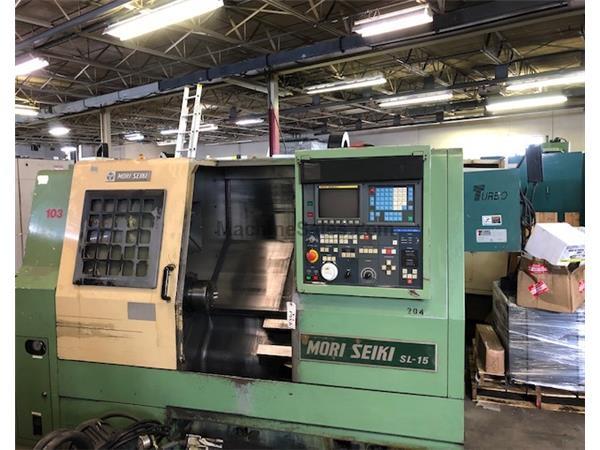Mori Seiki CNC Lathe, Model SL-15 1991 Mori Seiki CNC Lathe, Model SL-15 1991