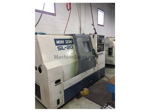 Mori Seiki SL-20 CNC LATHE, Fanuc 16T, 8" Chuck, Tailstock Mori Seiki SL-20 CNC LATHE, Fanuc 16T, 8" Chuck, Tailstock