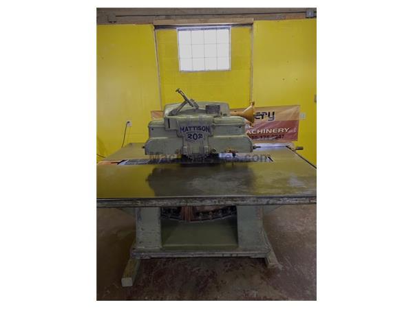 Mattison 202 straight line rip saw Mattison 202 straight line rip saw