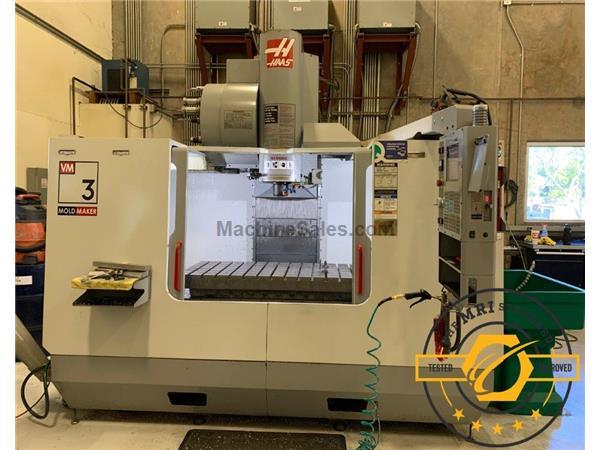 HAAS VM-3 MOLD MAKER, 40" X, 26" Y, 25" Z NEW: 2004 HAAS VM-3 MOLD MAKER, 40" X, 26" Y, 25" Z NEW: 2004
