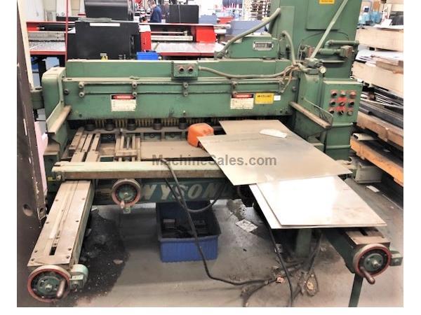 10GA. x 52" Wysong Mechanical Shear Model 1052 F.O.B.G 10GA. x 52" Wysong Mechanical Shear Model 1052 F.O.B.G