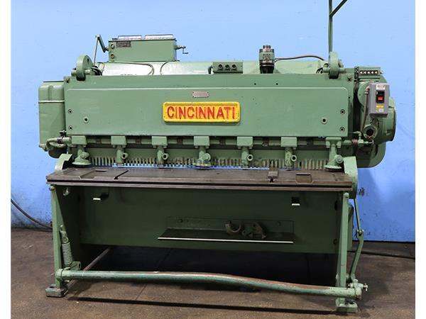 10 GA. x 6′ CINCINNATI MECHANICAL POWER SHEAR MODEL 1006R 10 GA. x 6′ CINCINNATI MECHANICAL POWER SHEAR MODEL 1006R
