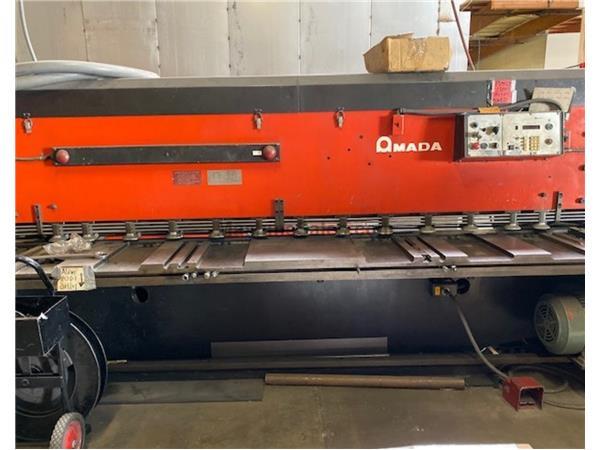 10'x1/4" Amada M-3060 CNC Power Squaring Shear 10'x1/4" Amada M-3060 CNC Power Squaring Shear
