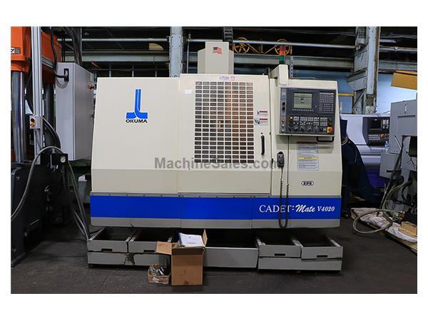 40" X Axis 20" Y Axis Okuma CADET MATE 4020 VERTICAL MACHINING CENTER, OKUMA OSP 40" X Axis 20" Y Axis Okuma CADET MATE 4020 VERTICAL MACHINING CENTER, OKUMA OSP