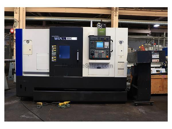 29" Swing 28" Centers Hyundai-Kia L300C CNC LATHE, Fanuc i Control, 12"chk. 29" Swing 28" Centers Hyundai-Kia L300C CNC LATHE, Fanuc i Control, 12"chk.