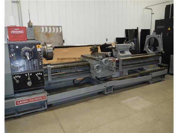 25" Swing 120" Centers Clausing-Colchester 25 ENGINE LATHE, Inch/Metric, Gap, 4- 25" Swing 120" Centers Clausing-Colchester 25 ENGINE LATHE, Inch/Metric, Gap, 4-