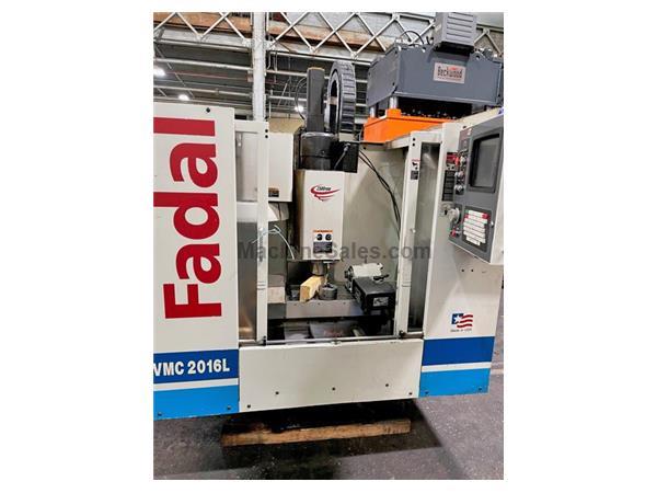 20" X Axis 16" Y Axis Fadal VMC2016L VERTICAL MACHINING CENTER, Fadal Cntrol, CT 20" X Axis 16" Y Axis Fadal VMC2016L VERTICAL MACHINING CENTER, Fadal Cntrol, CT