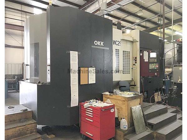 OKK HM-1000S, Fanuc 31i CNC, X=55&quot;, Y=43&quot;, Z=39&quot;,4th Axis