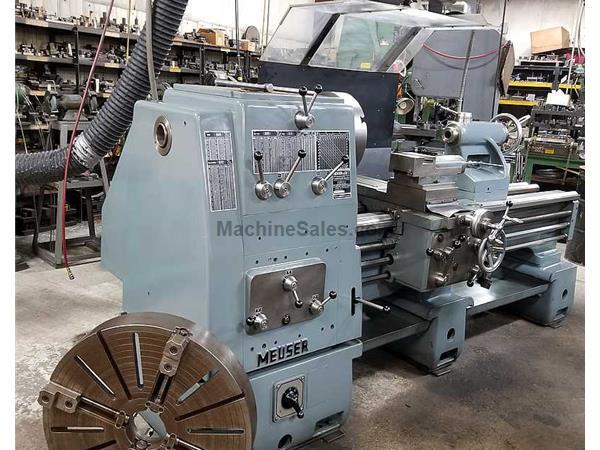 28" X 60" MEUSER GAP BED ENGINE LATHE 28" X 60" MEUSER GAP BED ENGINE LATHE