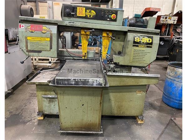 USED HYD-MECH MODEL S-20 MANUAL MITERING 13" X 18" BANDSAW, Year USED HYD-MECH MODEL S-20 MANUAL MITERING 13" X 18" BANDSAW, Year