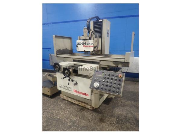 20&quot; Width 24&quot; Length Okamoto ACC-20-24DXV, NEW 1997, PROGRAMMABLE AUTO IDF, SURFACE GRINDER, 3X AUTO FEEDS, POWER OTW DRESSER WITH AUTO COMP.,