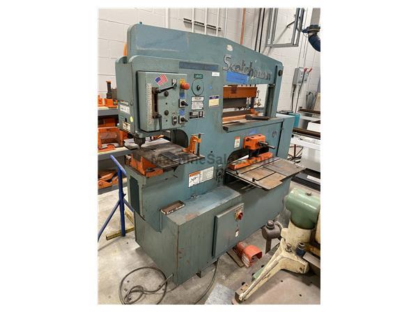 USED SCOTCHMAN 90 TON HYDRAULIC IRONWORKER MODEL 9012-24M, Year 2007 USED SCOTCHMAN 90 TON HYDRAULIC IRONWORKER MODEL 9012-24M, Year 2007