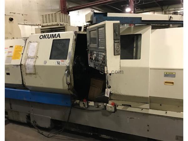 OKUMA LOC 400 CNC LATHE, 1999 - OIL COUNTRY LATHE, OSP-U100L OKUMA LOC 400 CNC LATHE, 1999 - OIL COUNTRY LATHE, OSP-U100L