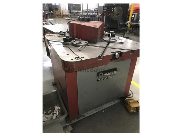 Amada CSW-250 Hydraulic Notching/Coping Machine Amada CSW-250 Hydraulic Notching/Coping Machine