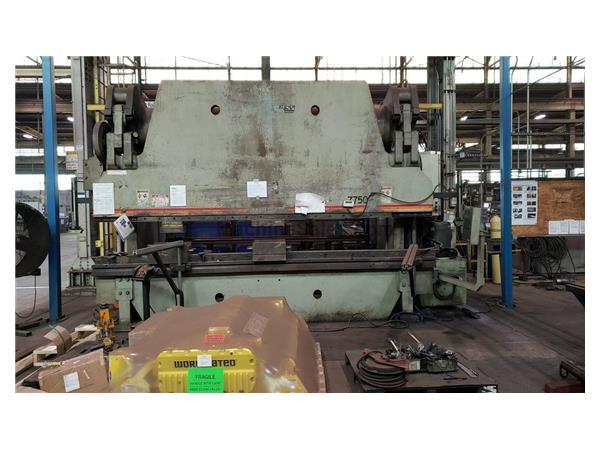 2006 Accurpress 7075016, 16' x 750 Ton CNC Hydraulic Press Brake 2006 Accurpress 7075016, 16' x 750 Ton CNC Hydraulic Press Brake