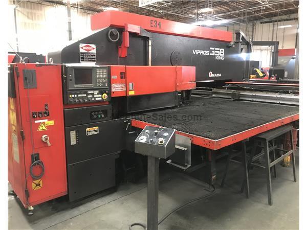 33 Ton Amada Vipros 358 King II CNC Turret Punch 33 Ton Amada Vipros 358 King II CNC Turret Punch
