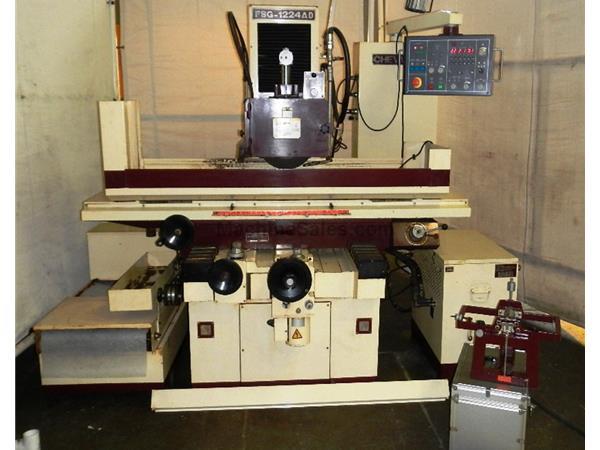12&quot; Width 24&quot; Length Chevalier FSG-1224AD, NEW 1995, UPGRADED WITH NEW CONTROLS SURFACE GRINDER, AUTO IDF, 3X AUTO FEEDS, EMC, COOLANT