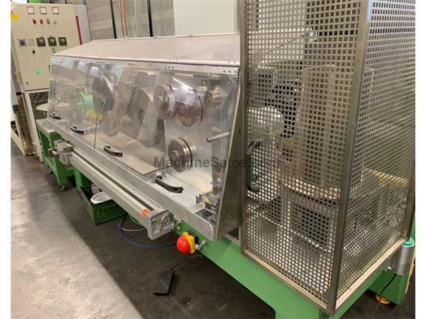 6 DIE EBERHARDT WET TYPE STEP CONE WIRE DRAWING MACHINE (13896) 6 DIE EBERHARDT WET TYPE STEP CONE WIRE DRAWING MACHINE (13896)