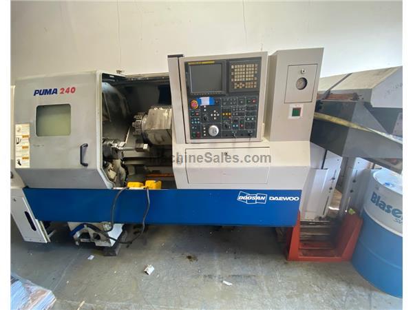 2005 DOOSAN DAEWOO PUMA 240B CNC LATHE 2005 DOOSAN DAEWOO PUMA 240B CNC LATHE