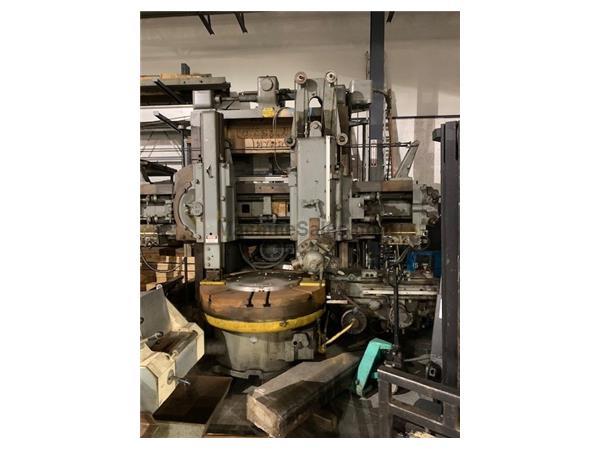 52&quot; Table 56&quot; Swing Cincinnati HYPRO VERTICAL BORING MILL, Ram Turret  Sidehead, Faceplate, 30 HP